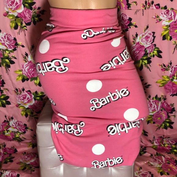 Barbie midi pencil stretchy skipper skirt wildfox - Picture 1 of 5